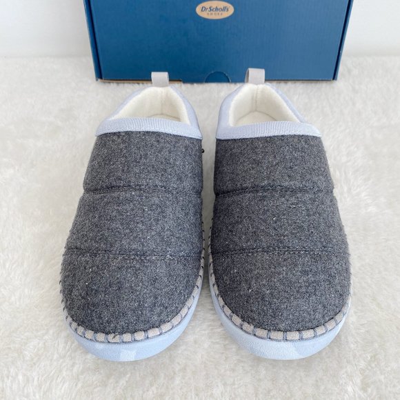 DR. SCHOLL'S Women's Cozy Vibes Slippers, Wool Gray, Size 7.5M / 9.5M - Picture 2 of 6